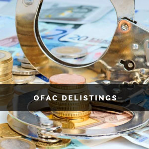 This is an image of OFAC Delisting Practice Area